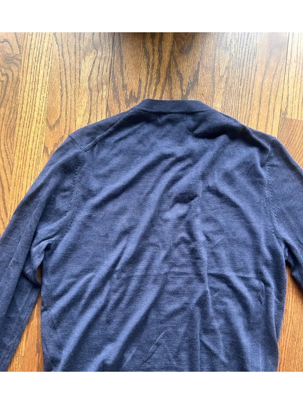 Banana Republic Men's Navy Blue Crewneck Sweater